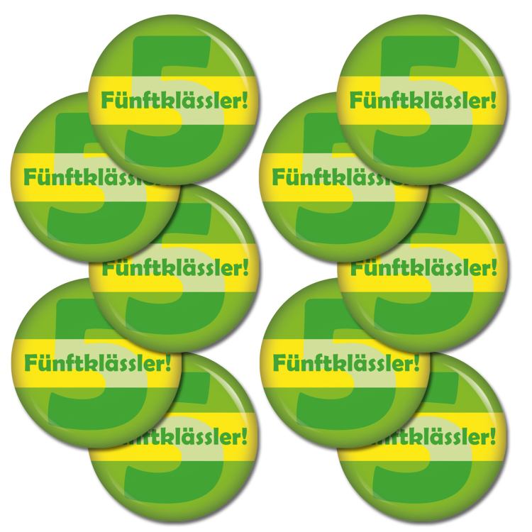 Ansteckbutton Fünftklässler!