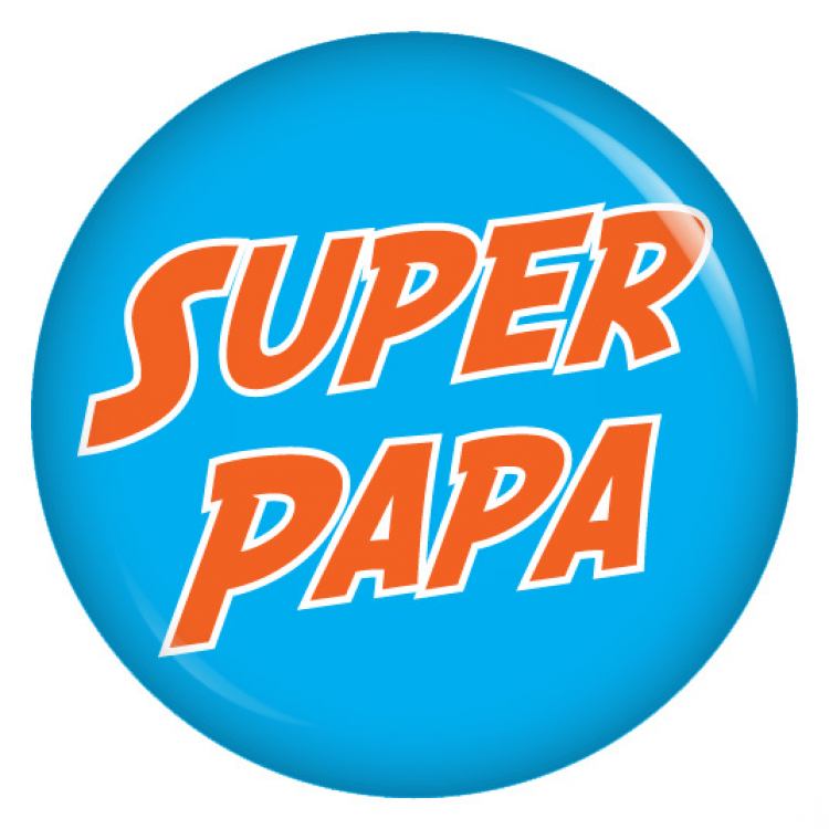 Ansteckbutton Super Papa