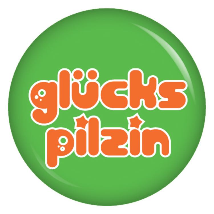 Ansteckbutton glückspilzin