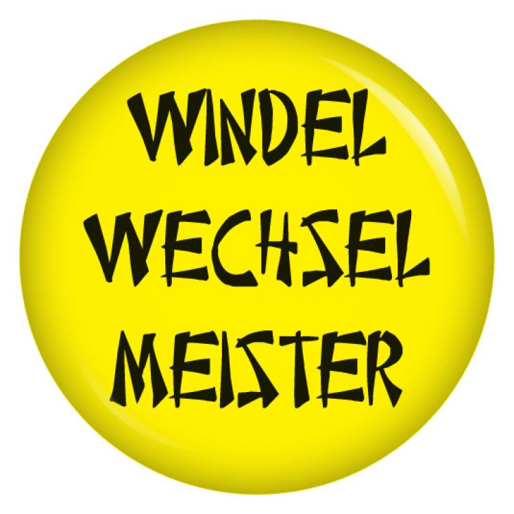 Ansteckbutton Windelwechselmeister