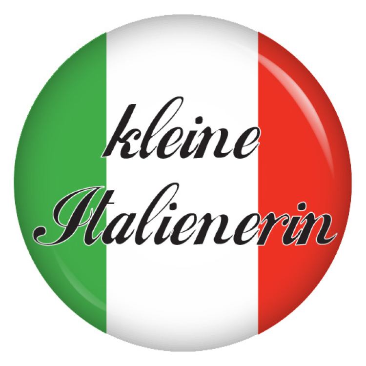 Ansteckbutton kleine Italienerin