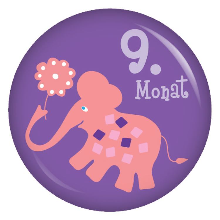 Ansteckbutton Tierchen 1 / 9. Monat