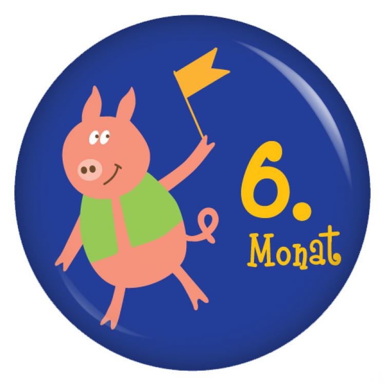 Ansteckbutton Tierchen 2/ 6. Monat