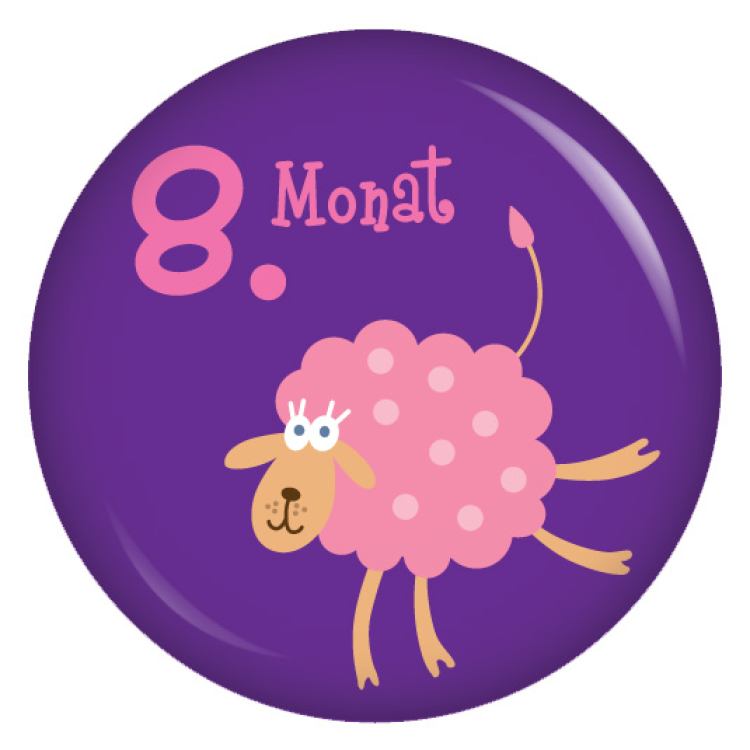 Ansteckbutton Tierchen 2/ 8. Monat