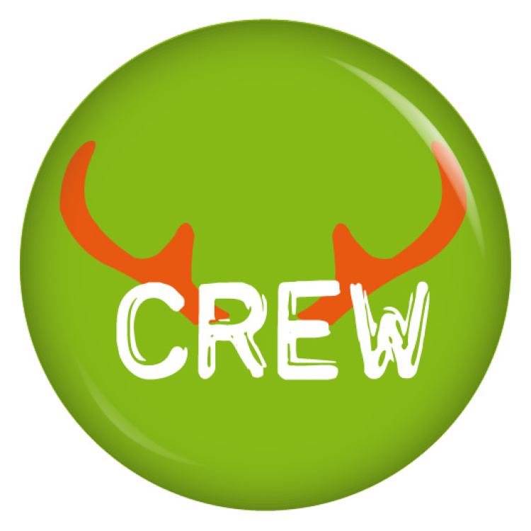 Ansteckbutton Crew