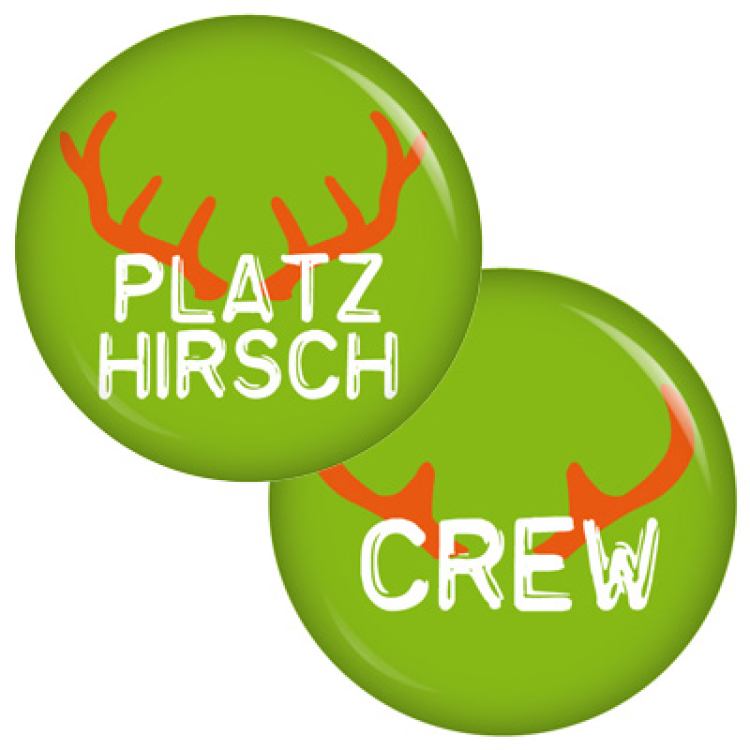 Ansteckbutton 9 Buttons Set Platzhirsch / Crew