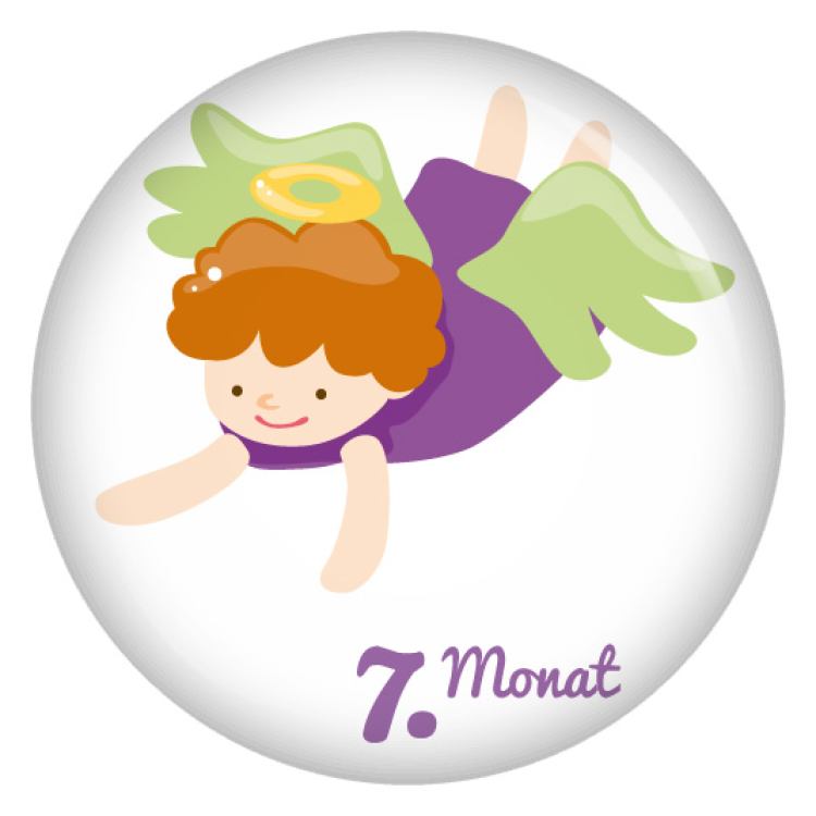 Ansteckbutton 7. Monat Engel