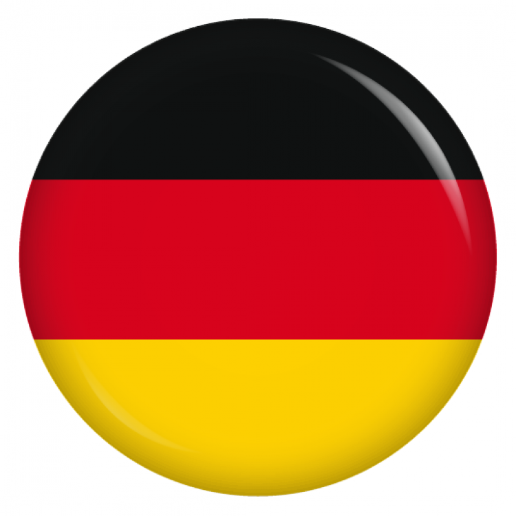 kiwikatze Button Deutschland Flagge
