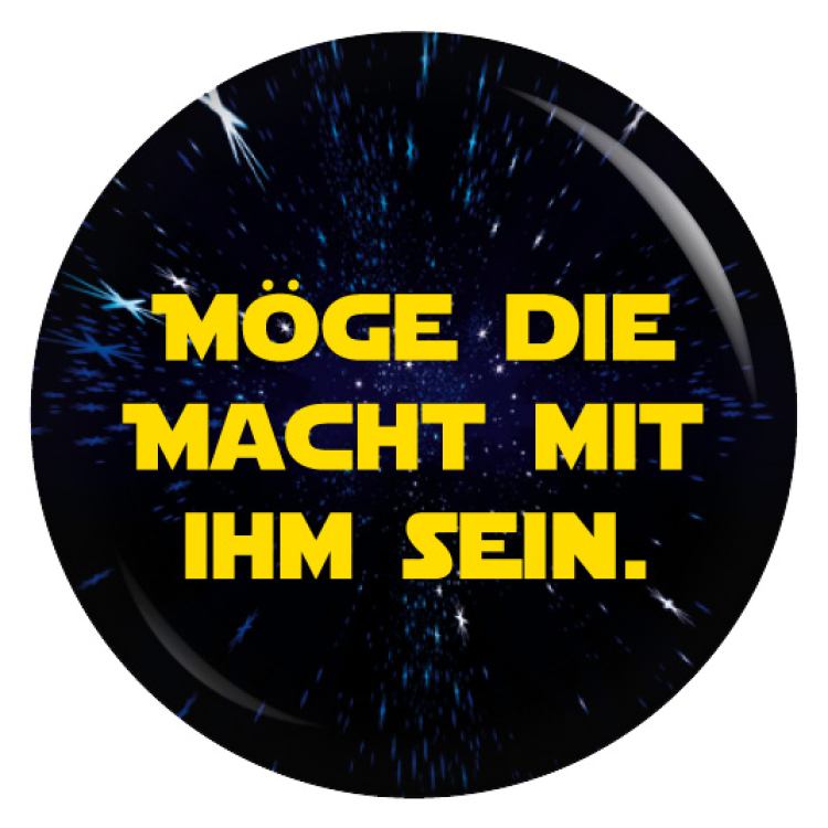 Ansteckbutton Möge die Macht mit ihm sein