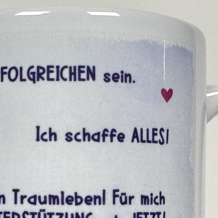 Mindset-Tasse – Dein täglicher Reminder für Fokus, Erfolg & Traumleben