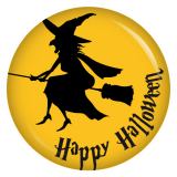 Ansteckbutton Happy Halloween Hexe