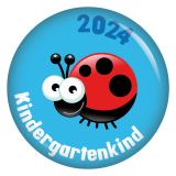 Ansteckbutton 2024 Kindergartenkind Marienkäfer