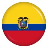 Ansteckbutton Ecuador Flagge