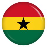 Ansteckbutton Ghana Flagge