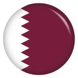 Ansteckbutton Katar Flagge