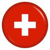 Ansteckbutton Schweiz Flagge