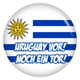 Ansteckbutton Uruguay vor! Noch ein Tor!