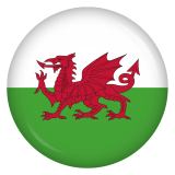 Ansteckbutton Wales Flagge