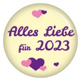 Ansteckbutton Alles Liebe für 2023