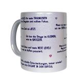 Glitzer-Mindset-Tasse – Dein täglicher Reminder für Fokus, Erfolg & Traumleben