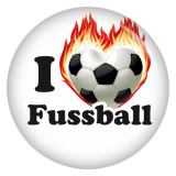Ansteckbutton I love Fussball