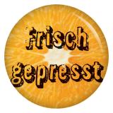 Ansteckbutton frisch gepresst