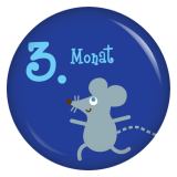 Ansteckbutton 3. Monat Maus (Tierchen 1)