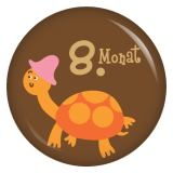 Ansteckbutton 8. Monat Schildkröte