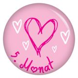 Ansteckbutton 5. Monat (Herzchen)