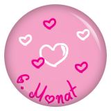 Ansteckbutton 6. Monat (Herzchen)