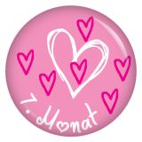 Ansteckbutton 7. Monat Herzchen