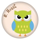 Ansteckbutton 5. Monat Eulen