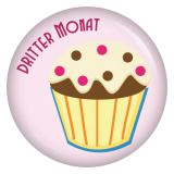 Ansteckbutton 3. Monat (Muffins)