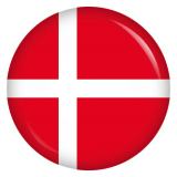 Ansteckbutton Dänemark Flagge